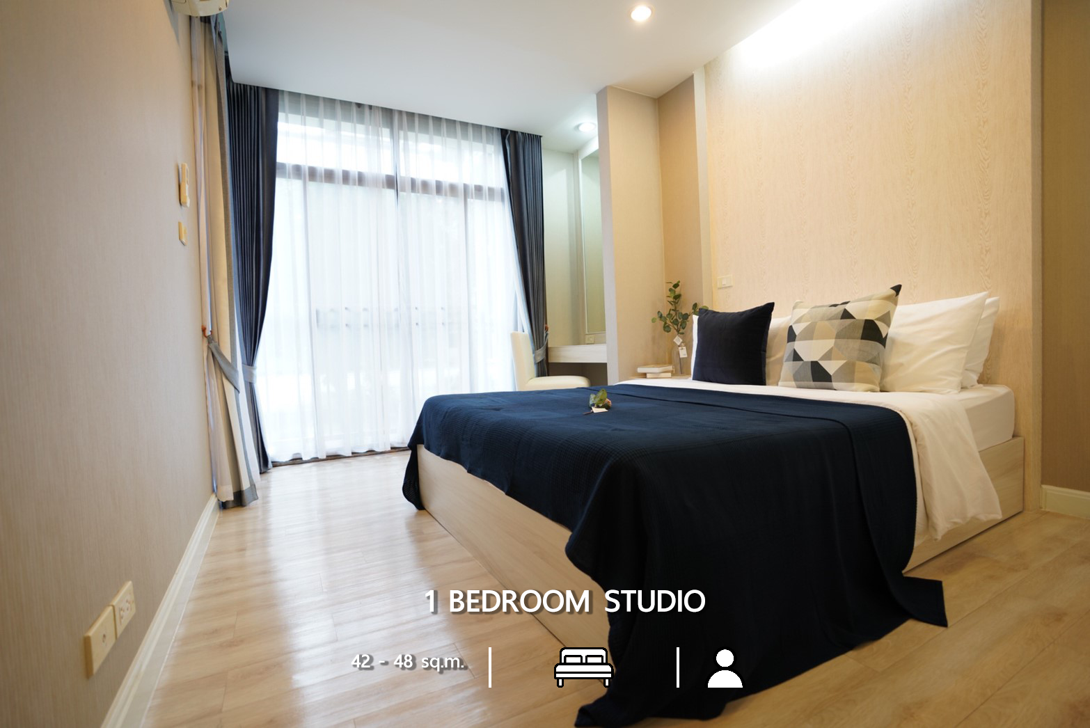 1 Bedroom Studio Sunshine Sriracha Hotel & Service Apartment